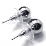 Polished Camera Titanium Earrings 18452