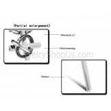 Titanium Silver Cross Lovers Pendants with Rhinestones and Free Chains GX724