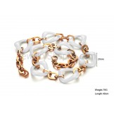 Fashion Ceramic Gold Tianium Necklace C750