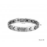 High Polish Tungsten Magnetic Energy Health Bracelet C945