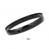 Black Tungsten High Polish Bangle C888