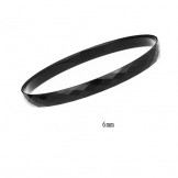 Black Tungsten High Polish Bangle C888