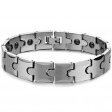 Tungsten Wheat Link Magnetic Energy Health Bracelet C440