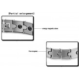 Tungsten Wheat Link Magnetic Energy Health Bracelet C440