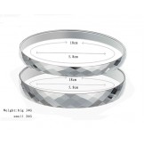 Silver Tungsten High Polish Couple Bangles C890