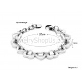 White Sweetheart Ceramic Bracelet C426