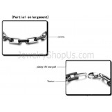 Black Rectangle Ceramic and Circle Titanium Bracelet C430