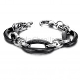 Black Ceramic Titanium Bracelet C411