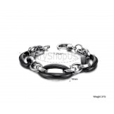 Black Ceramic Titanium Bracelet C411