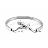 Tatanium Bangle Adjustable (Black, Silver, Rose Gold) BG810