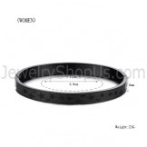 Tatanium Black Stars Couple Bangles C863