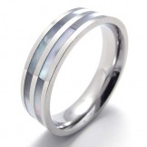 Polished Titanium Two Ring 20284