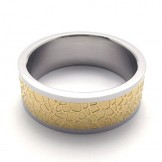 Gold Titanium Ring 20671