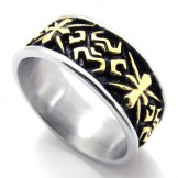 Gold Vintage Titanium Ring 20298