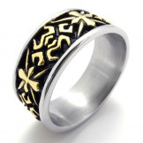 Gold Vintage Titanium Ring 20298