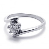 Women's Diamond Titanium Ring 20589