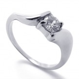 Diamond Women's Titanium Ring 20587