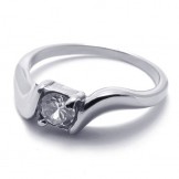 Diamond Women's Titanium Ring 20587