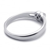 Diamond Titanium Ring for Women 20581