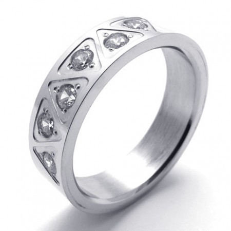 Diamond Titanium Ring 20465