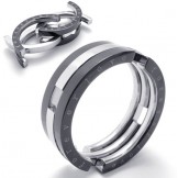 Puzzle Black Titanium Ring 20954