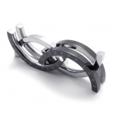 Puzzle Black Titanium Ring 20954