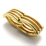 Gold Puzzle Titanium Ring 20395