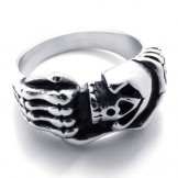Skull Titanium Ring 20174