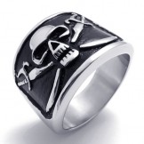 Skull Titanium Ring 20173