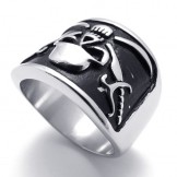 Skull Titanium Ring 20173