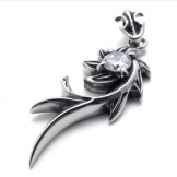 Mermaid Diamond Titanium Pendant 20459