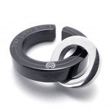 Black Diamond Lovers Titanium Pendant for Women 20251
