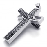 Black Titanium Cross Pendant 20466