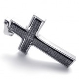 Black Titanium Cross Pendant 20466