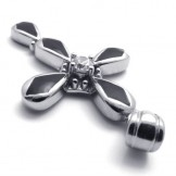 Diamond Titanium Cross Pendant 20461