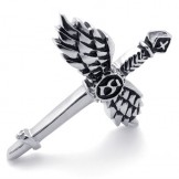Wings Titanium Cross Pendant 20331