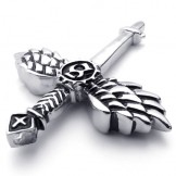 Wings Titanium Cross Pendant 20331