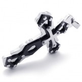 Blue Titanium Cross Pendant 20268