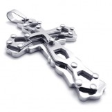 Gold Titanium Cross Pendant 20266