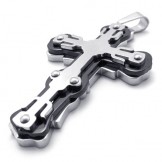 Black Titanium Cross Pendant 20264