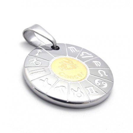 Cancer Titanium Pendant 20975