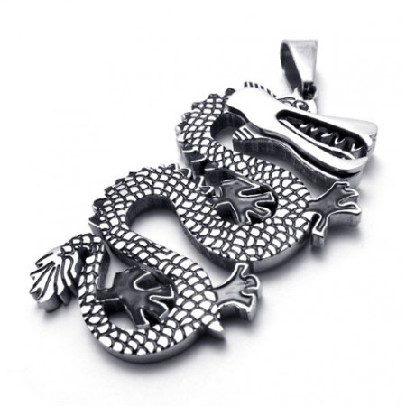 Black Dragon Titanium Pendant 20765