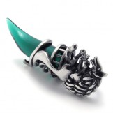 Green Horn Titanium Pendant 20634
