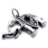 Elephant Titanium Pendant 20515