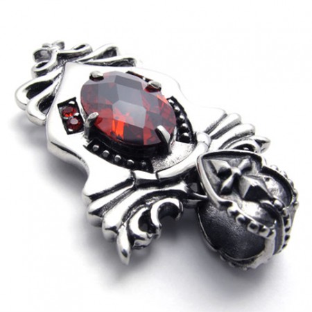 Red Diamond Titanium Pendant 20452