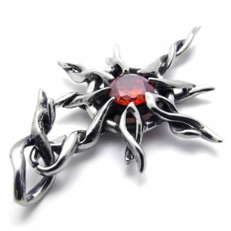 Red Diamond Titanium Pendant 20450