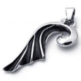 Wing Diamond Titanium Pendant 20330