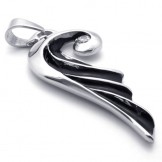 Wing Diamond Titanium Pendant 20330