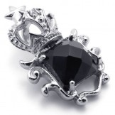 Gem Crown Titanium Pendant 20328