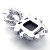 Gem Crown Titanium Pendant 20328